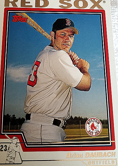 2004 Topps #435 Brian Daubach Boston Red Sox — front