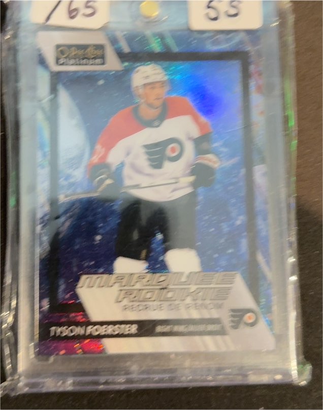 2023-24 O-Pee-Chee Platinum #275 Tyson Foerster Marquee Rookie — front