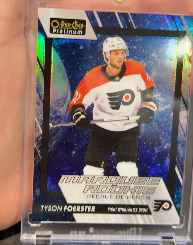 2023-24 O-Pee-Chee Platinum #275 Tyson Foerster — front