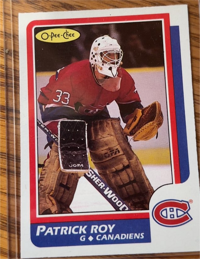 1986-87 O-Pee-Chee #53 Patrick Roy — front