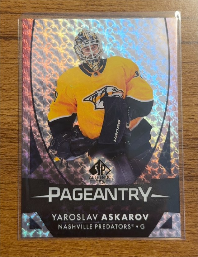 2023-24 SP Authentic #P-70 Yaroslav Askarov — front