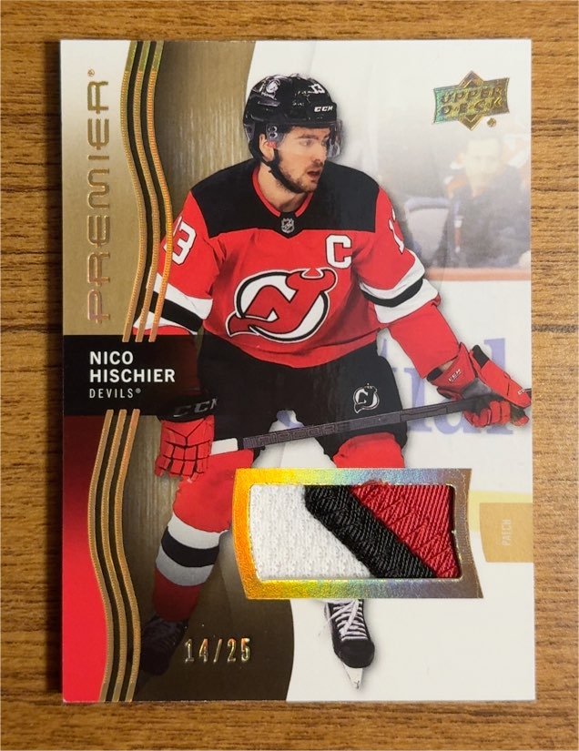 2023-24 Upper Deck Premier #37 Nico Hischier — front