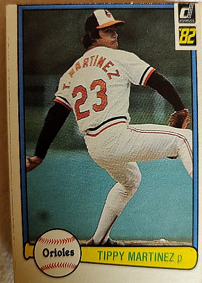 1982 Donruss #205 Tippy Martinez — front