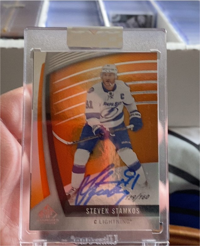 2017-18 SP Game Used #19 Steven Stamkos — front