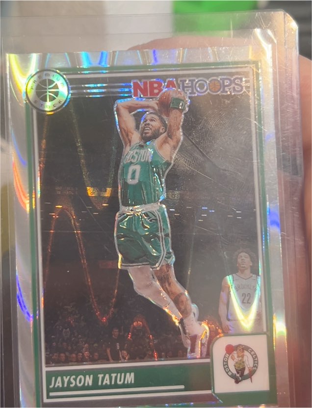 2022-23 Panini NBA Hoops Premium Stock #161 Jayson Tatum — front