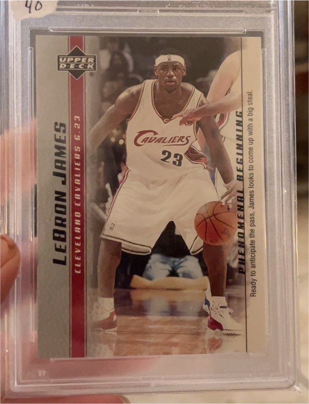 2003-04 Upper Deck Phenomenal Beginning #19 LeBron James — front