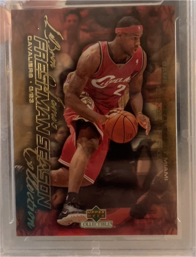 2003-04 Upper Deck Freshman Season #23 LeBron James — front