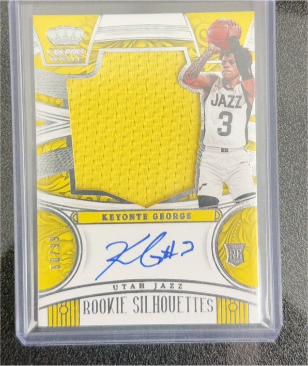 2023-24 Panini Crown Royale Rookie Silhouettes #50 Keyonte George — front