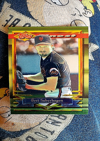 1994 Topps Finest #419 Bret Saberhagen — front