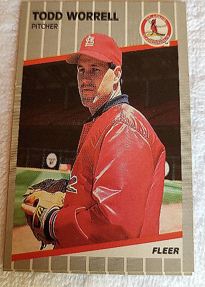 1989 Fleer #466 Todd Worrell — front
