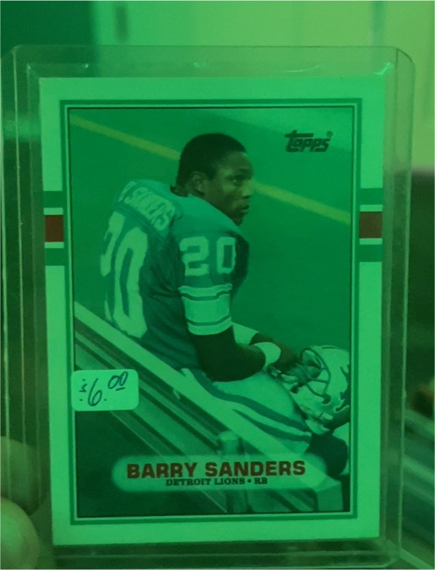 1989 Topps Traded #83T Barry Sanders Rookie Card — front