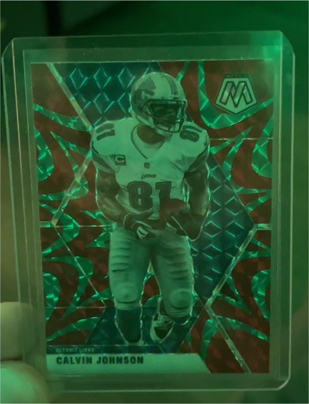 2020 Panini Mosaic Football #75 Calvin Johnson — front