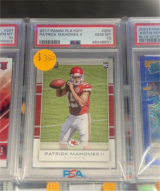 2017 Panini Playoff #204 Patrick Mahomes II — front