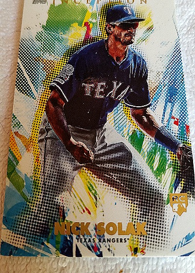 2020 Topps Inception #67 Nick Solak — front