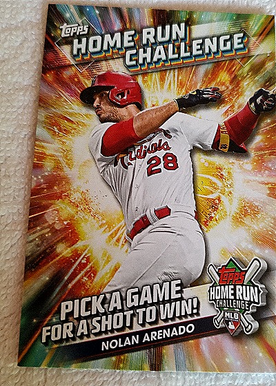 2024 Topps Series 1 Home Run Challenge #HRC-23 Nolan Arenado — front