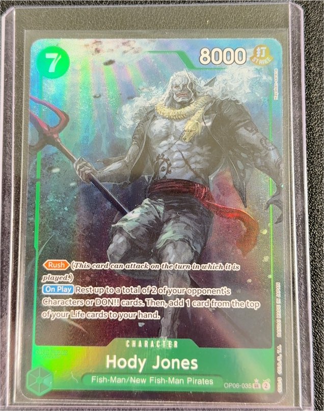 2024 One Piece Wings of Captain #OP06-035 Hody Jones — front