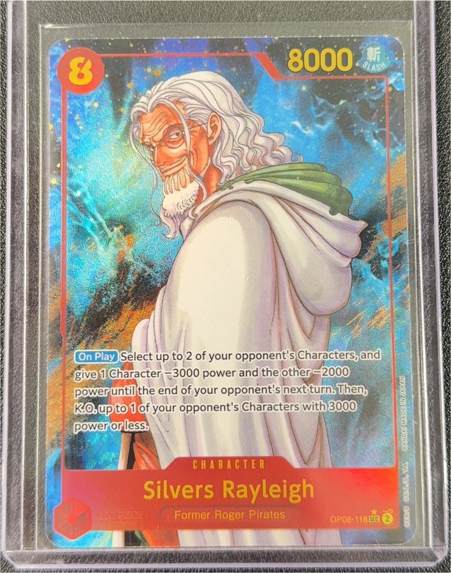 2023 One Piece Two Legends #OP08-118 Silvers Rayleigh — front