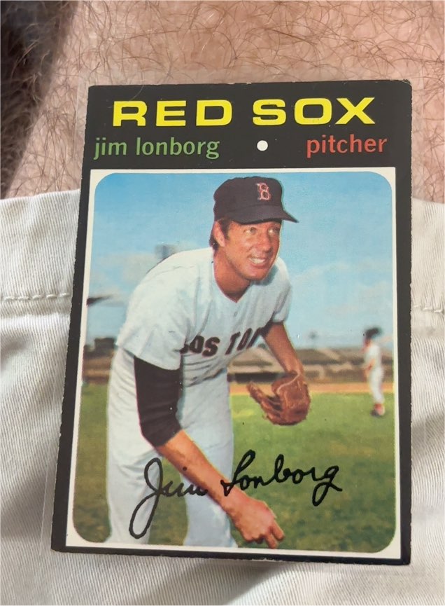 1971 Topps #577 Jim Lonborg — front
