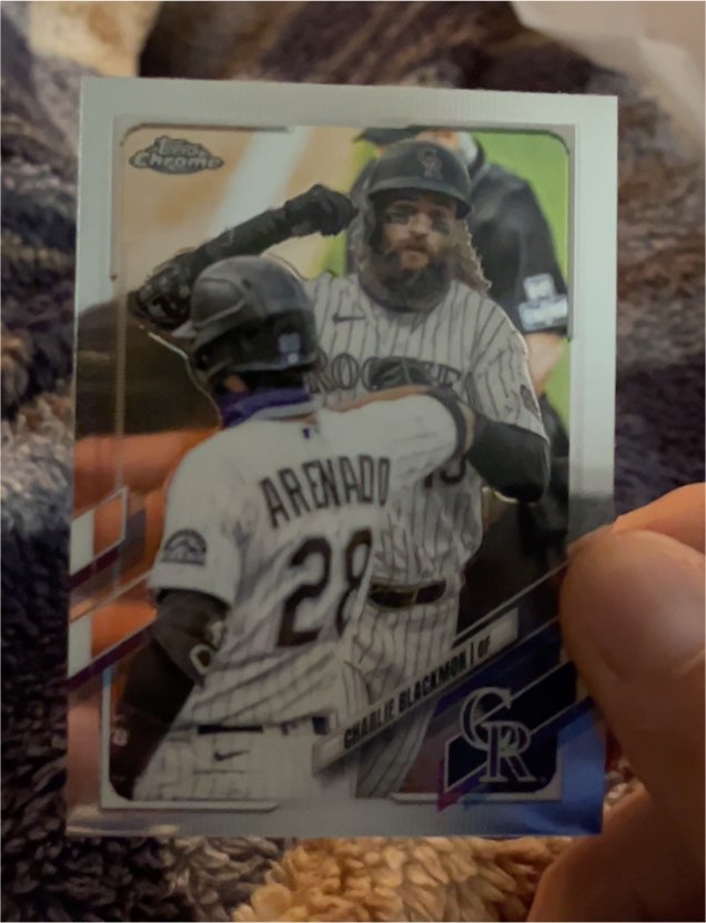 2021 Topps Chrome #67 Charlie Blackmon — front