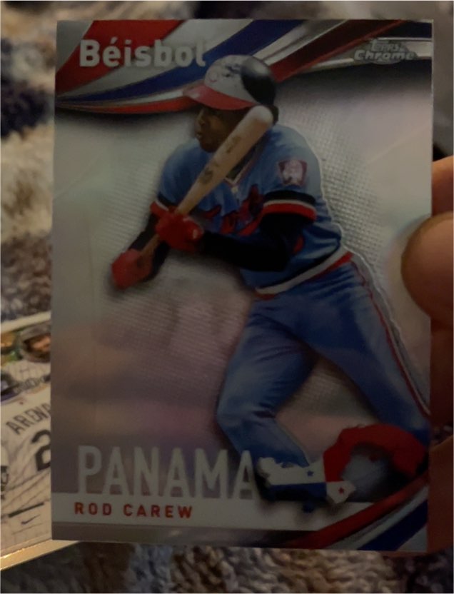 2021 Topps Chrome Beisbol #B-5 Rod Carew — front