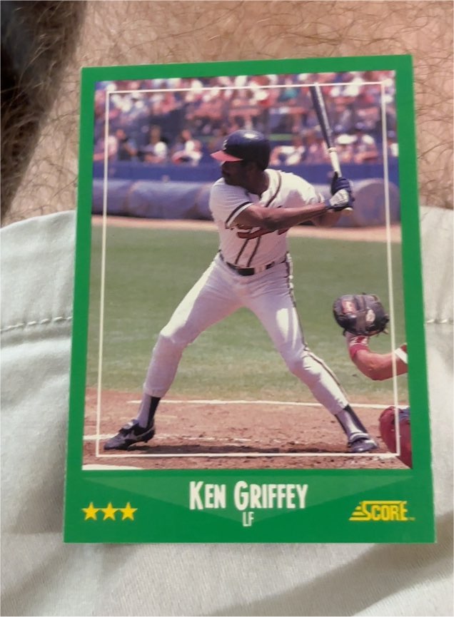 1988 Score #390 Ken Griffey — front