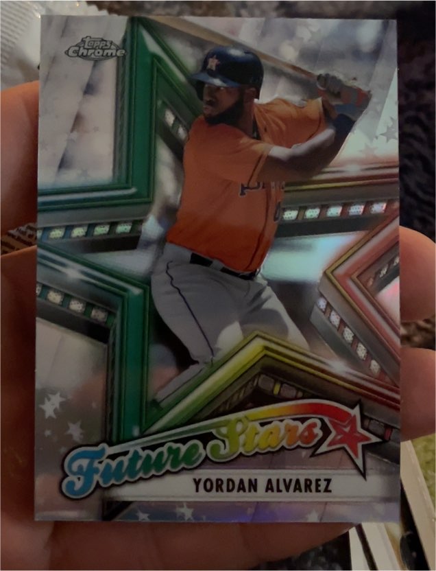 2021 Topps Chrome Future Stars #FS-8 Yordan Alvarez — front
