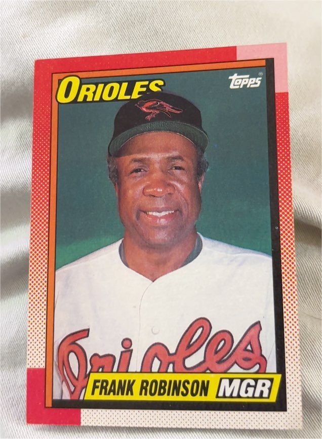 1990 Topps #381 Frank Robinson — front