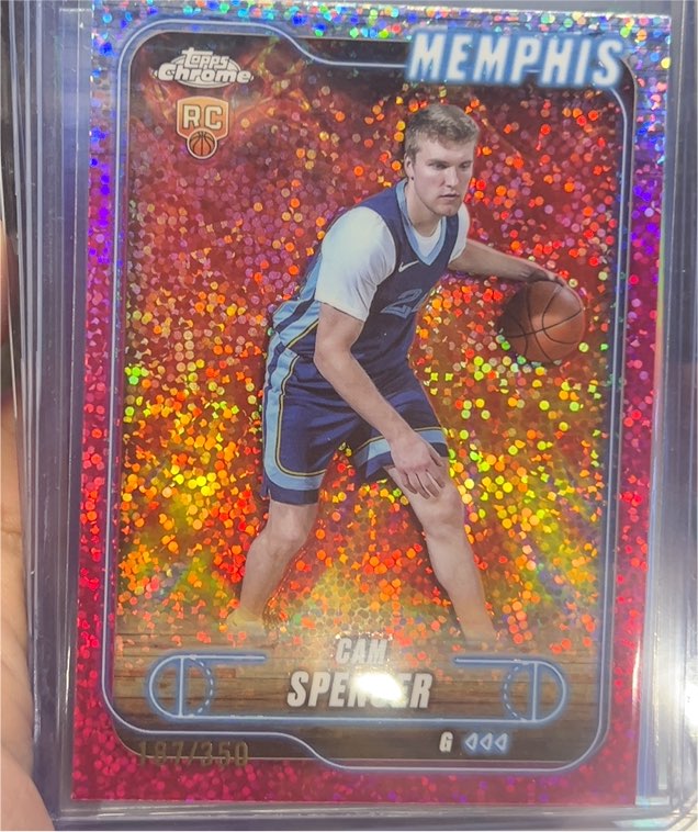 2024-25 Topps Chrome #130 Cam Spencer — front