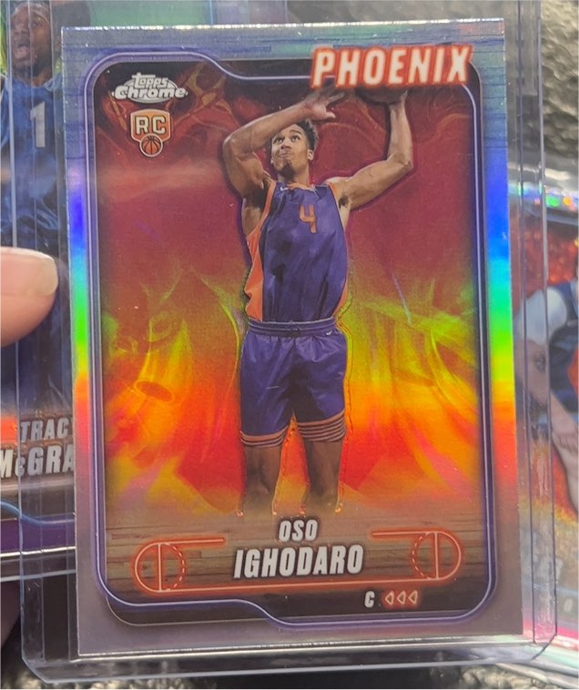 2024-25 Topps Chrome Oso Ighodaro RC Phoenix Suns — front