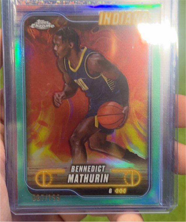 2024 Topps Chrome #D6 Bennedict Mathurin — front