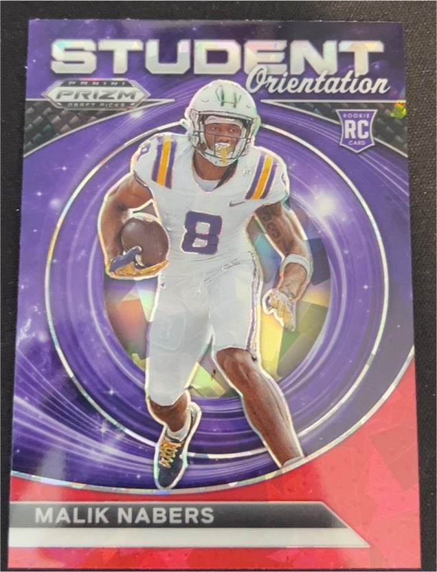 2024 Panini Prizm Draft Picks #SO-MN Malik Nabers Student Orientation — front