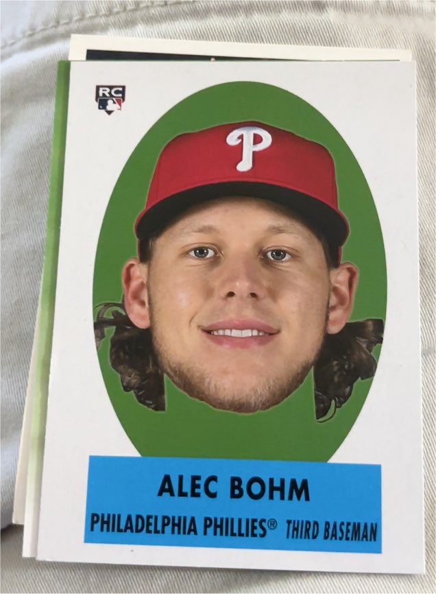 2021 Topps Archives 1963 Peel-Off #69PO-6 Alec Bohm — front