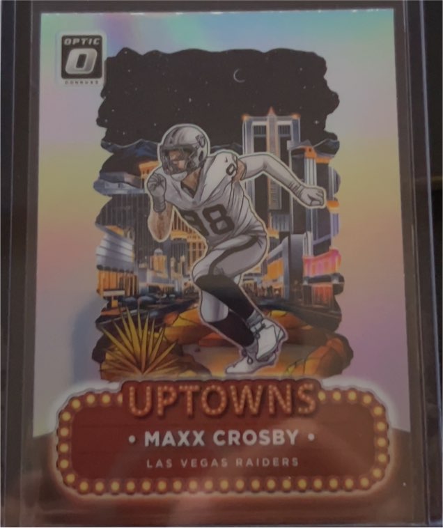 2024 Panini Donruss Optic #22 Maxx Crosby Uptowns — front