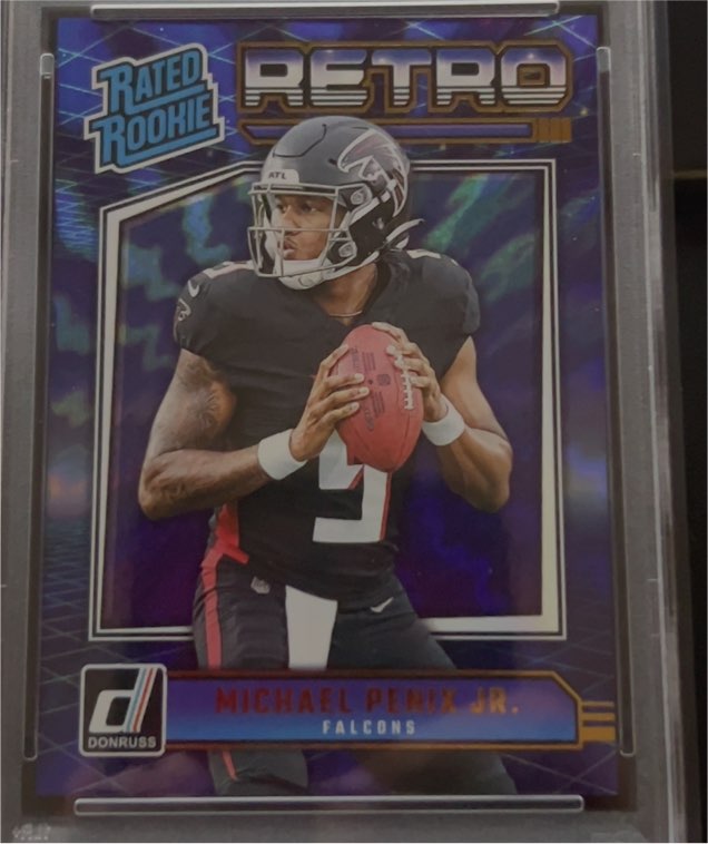 2024 Panini Donruss Rated Rookie Retro #7 Michael Penix Jr. — front