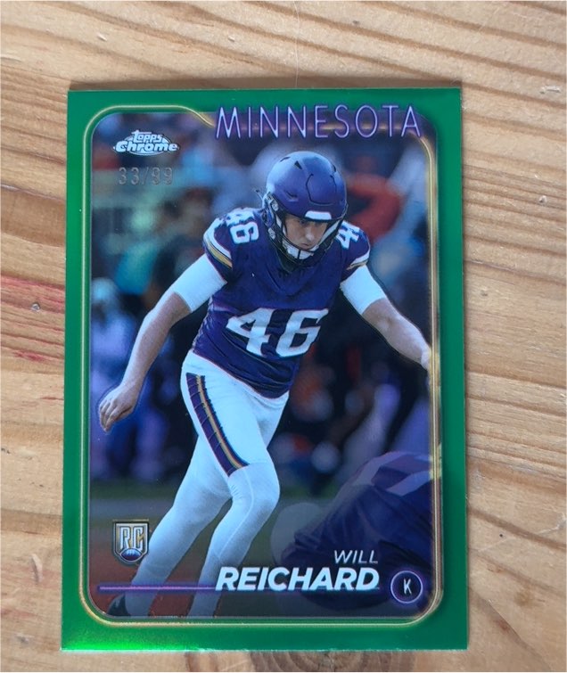 2024 Topps Chrome #277 Will Reichard — front