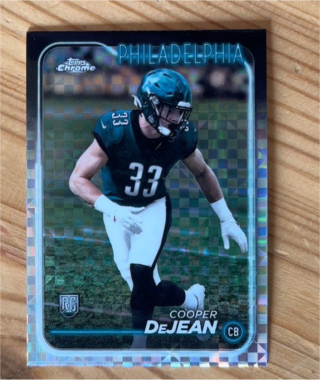 2024 Topps Chrome #232 Cooper DeJean — front