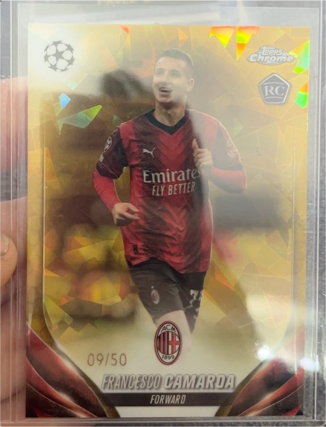 2023-24 Topps Chrome UEFA #68 Francesco Camarda — front