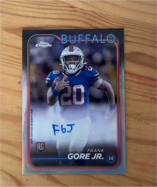 2024 Topps Chrome #260 Frank Gore Jr. — front