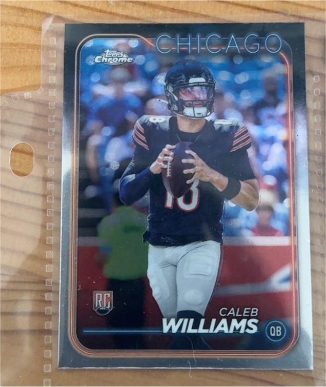 2024 Topps Chrome #202 Caleb Williams — front