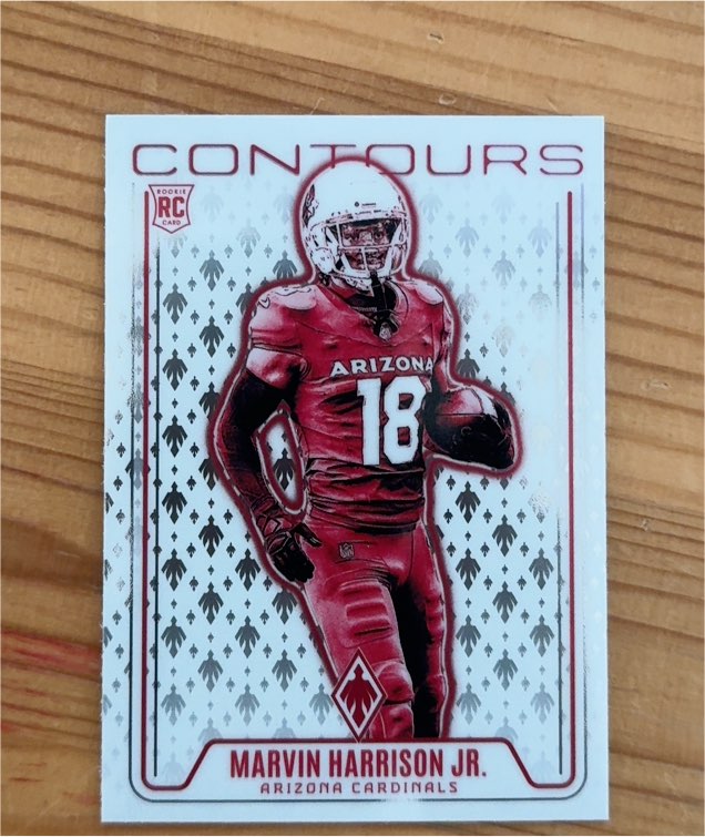 2024 Panini Phoenix Contours #CON-MHJ Marvin Harrison Jr. — front