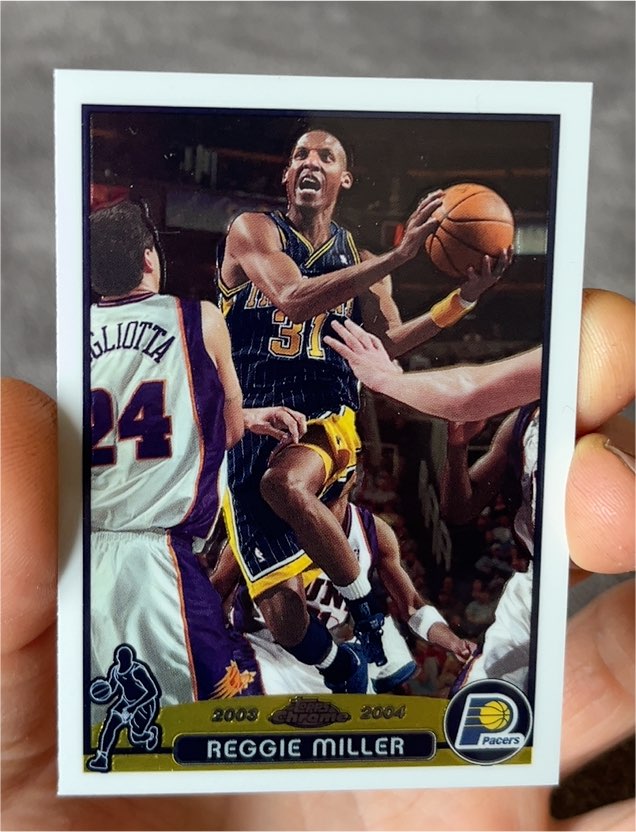 2003-04 Topps #31 Reggie Miller — front