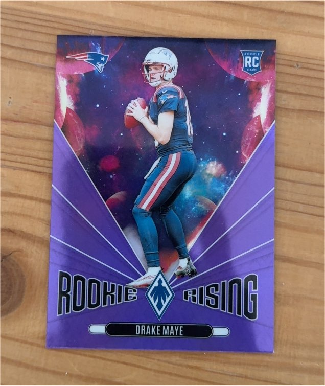 2024 Panini Phoenix Rookie Rising #RR-DME Drake Maye — front