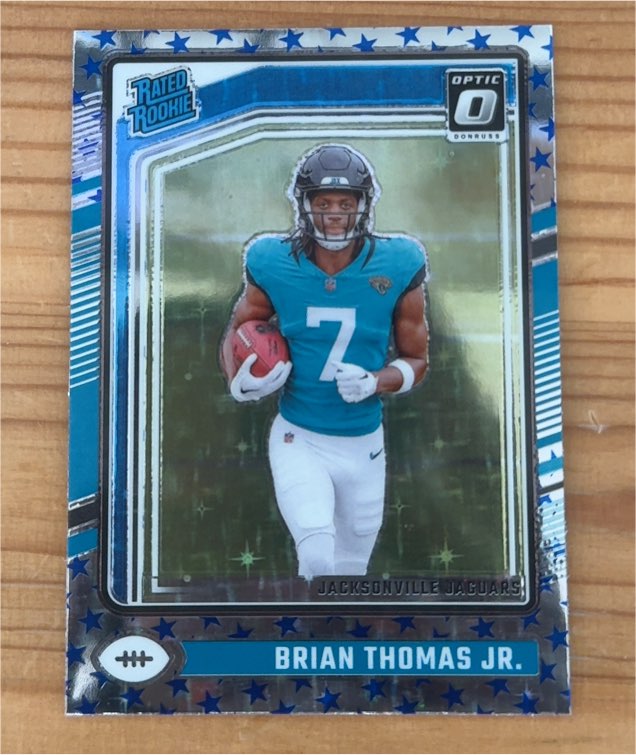 2024 Panini Donruss Optic #214 Brian Thomas Jr. — front