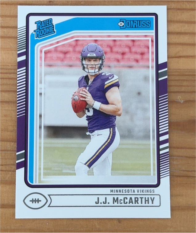 2024 Panini Donruss #303 J.J. McCarthy — front