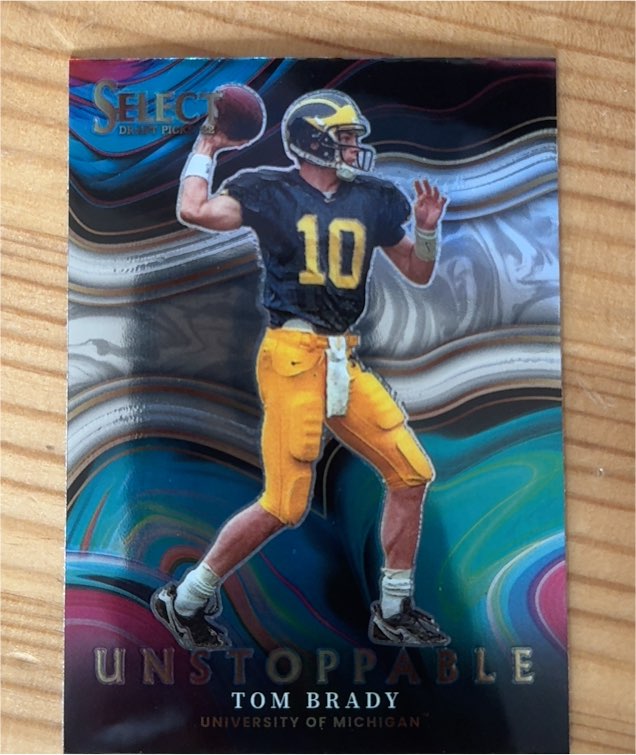 2022 Panini Select Draft Picks Unstoppable #US-TB Tom Brady — front