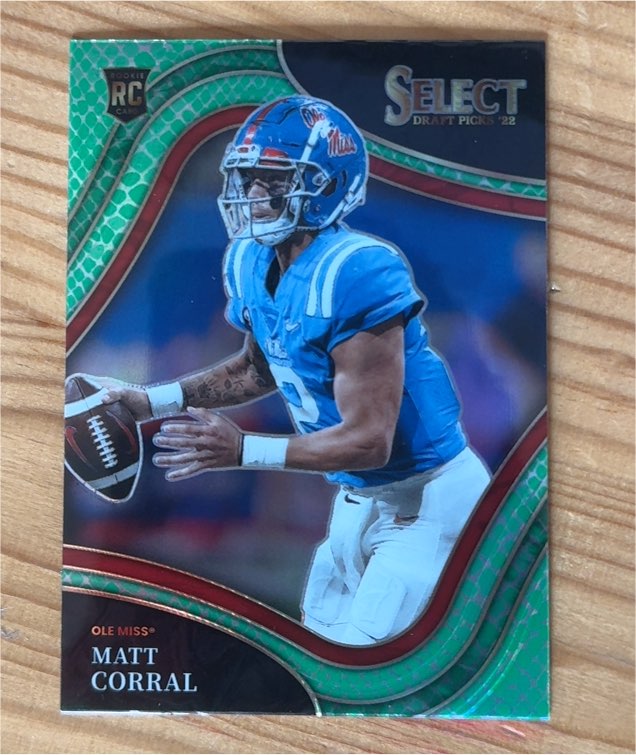 2022 Panini Select Draft Picks #108 Matt Corral — front