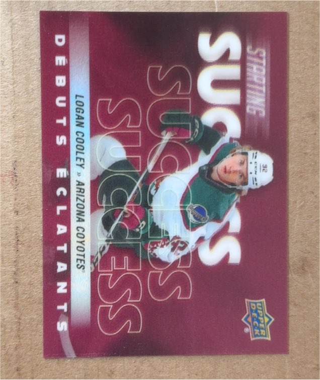 2024-25 Upper Deck Tim Hortons Starting Success #SS-12 Logan Cooley — front