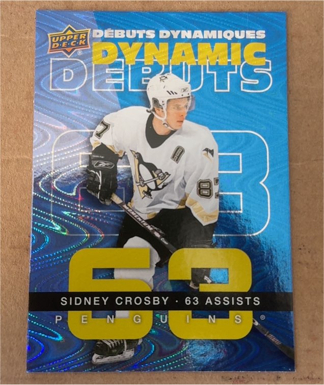 2024-25 Tim Hortons Retrospective Rookies Dynamic Debuts #DD-4 Sidney Crosby — front