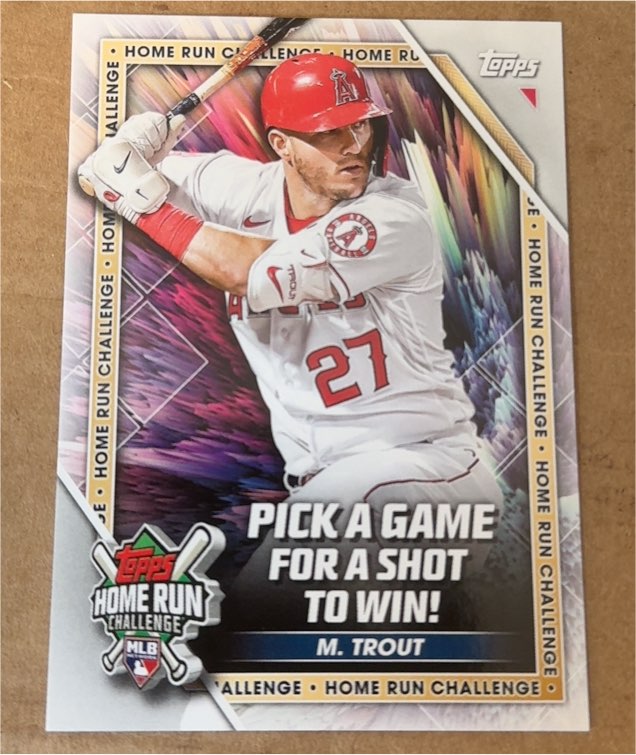 2023 Topps #HRC-23 Mike Trout — front
