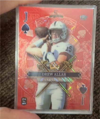 2024 Wild Card 5 Card Draw Drew Allar — front